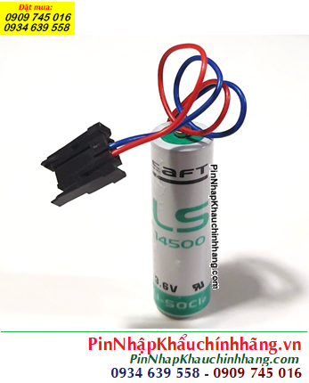 Saft LS14500 (Zắc Mitsu), Pin nuôi nguồn Saft LS14500 lithium 3.6v 2600mAh chính hãng